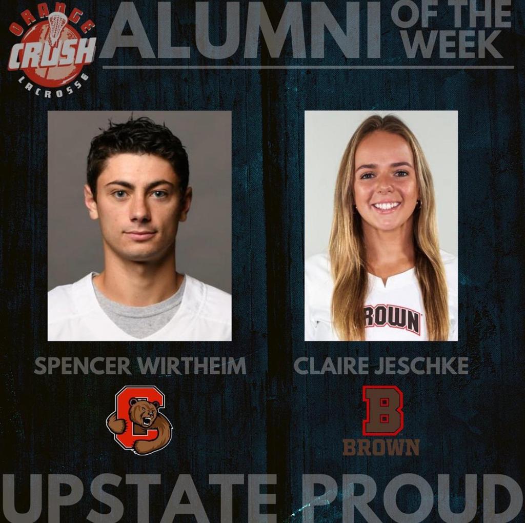 Week 4: Spencer Wirtheim (Cornell) - 1 goal/ 1 assist in win over Ohio State. Claire Jeschke (Brown) - 1 goal/ 2 assists in Brown's win.