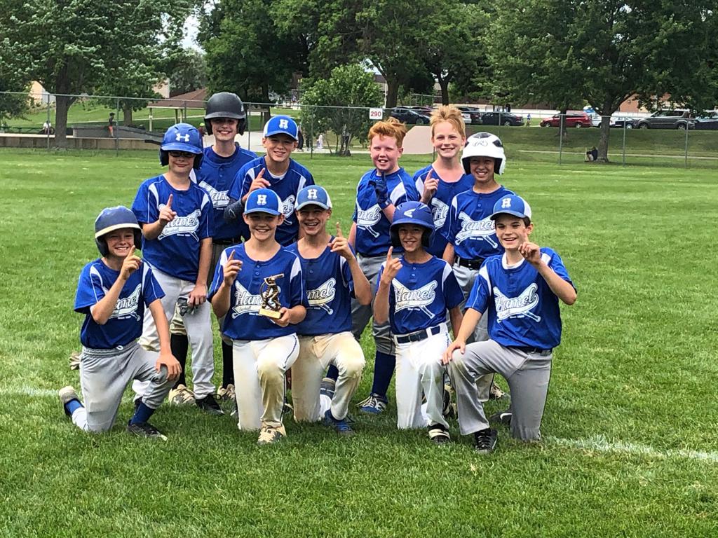 HAMEL'S 12U TEAM ARE CHAMPS