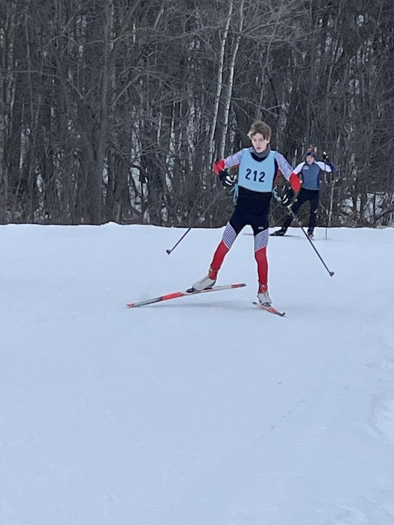 Robbie Chilson skiing