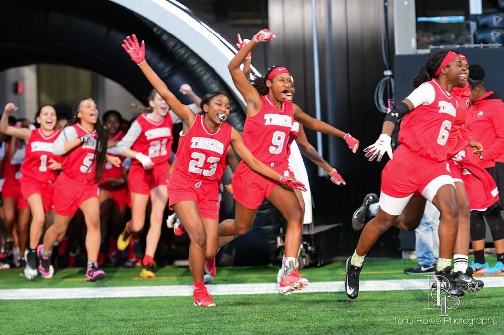 Girls flag football