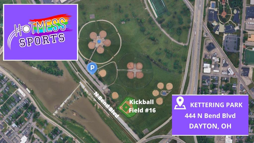 Kickball Map Dayton Kickball