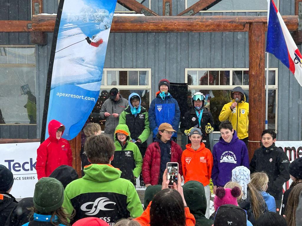 U14 Mens' Slalom for 2024 BC Winter Games on February 24, 2024